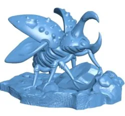 Giant beetle B0012082 3d model file for 3d printer