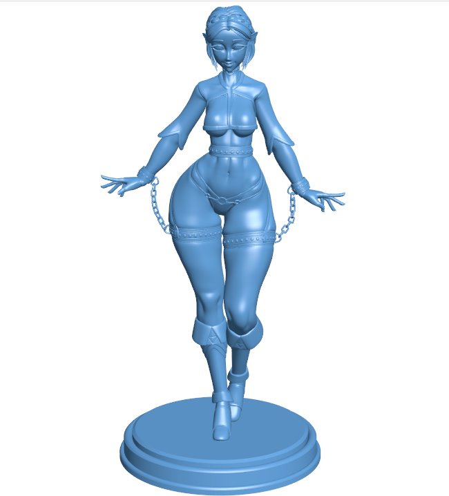 Girl personality B0012240 3d model file for 3d printer