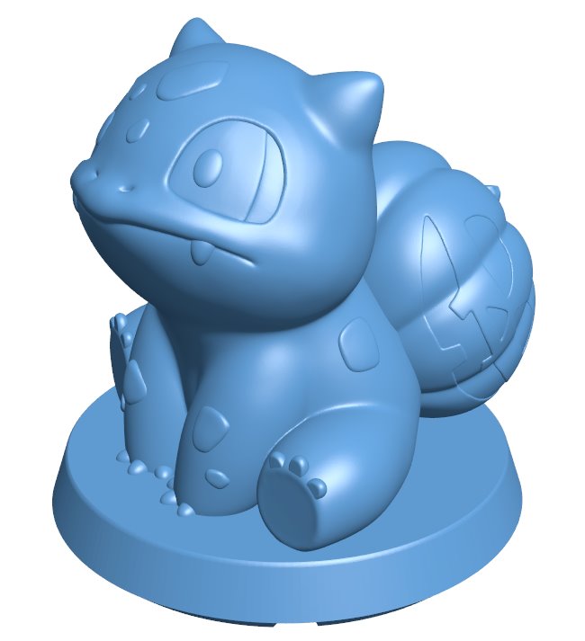 Halloween Bulbasaur - pokemon B0012126 3d model file for 3d printer