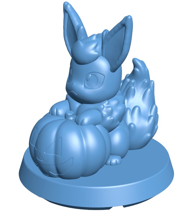 Halloween Flareon - Pokemon B0012076 3d model file for 3d printer