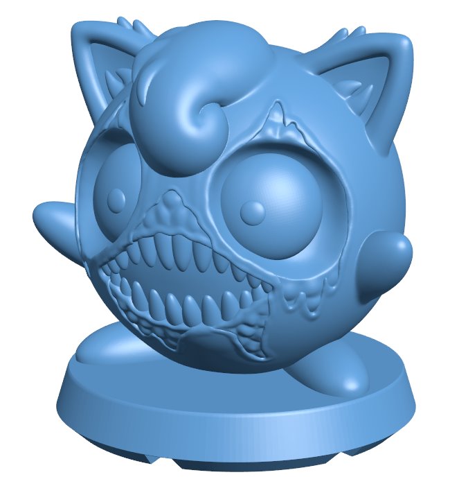 Halloween Jigglypuff - pokemon B0012138 3d model file for 3d printer