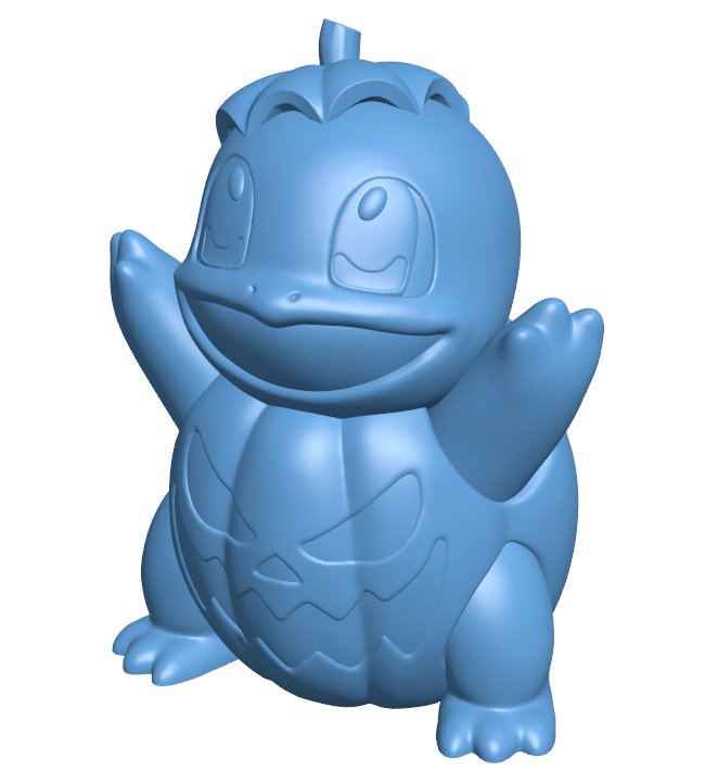 Halloween Squirtle - pokemon B0012233 3d model file for 3d printer