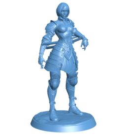 Japanese female admiral B0012098 3d model file for 3d printer