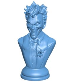 Joker bust B0012075 3d model file for 3d printer
