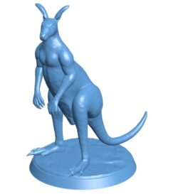 Kangaroo male B0012256 3d model file for 3d printer