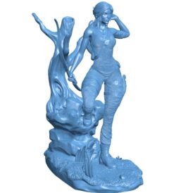 Katniss Everdeen B0012151 3d model file for 3d printer