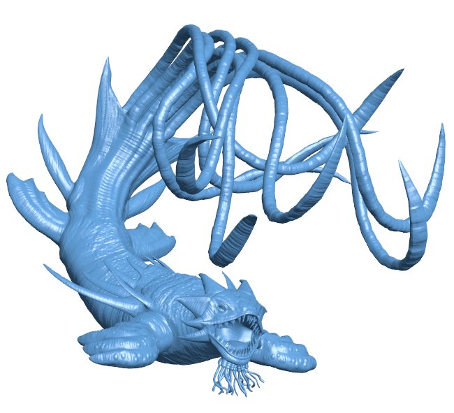 Kraken Gargantuan Monstrosity from Titan B0012170 3d model file for 3d printer