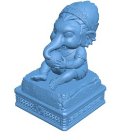 Lord Ganesh Chibi B0012072 3d model file for 3d printer