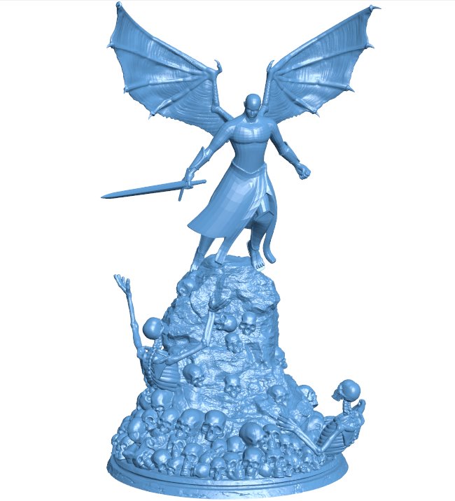 Lord of Hell B0012127 3d model file for 3d printer