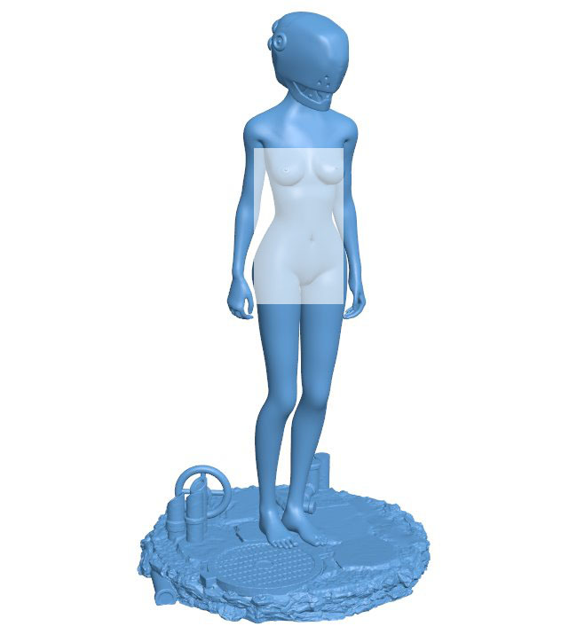 Lucy Elfen Lied B0012272 3d model file for 3d printer