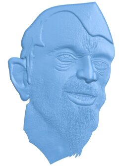 Man with smile T0011649 download free stl files 3d model for CNC wood carving