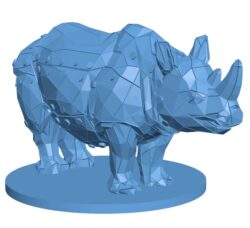 Mech poly Rhino B0012055 3d model file for 3d printer