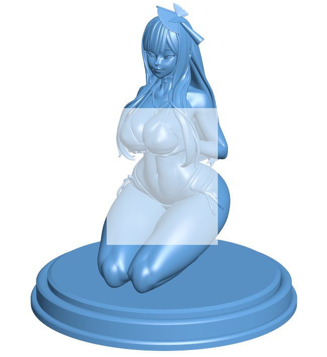 Milking girl B0012195 3d model file for 3d printer