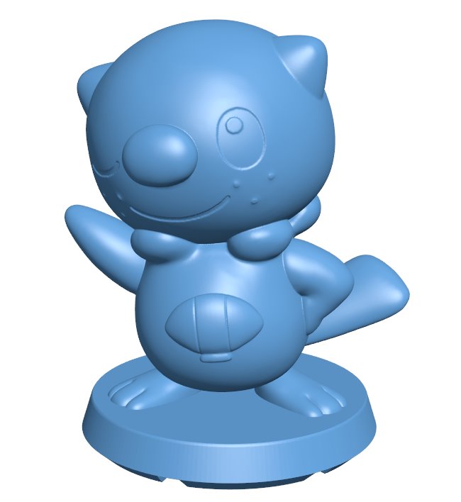 Oshawott - pokemon B0012143 3d model file for 3d printer