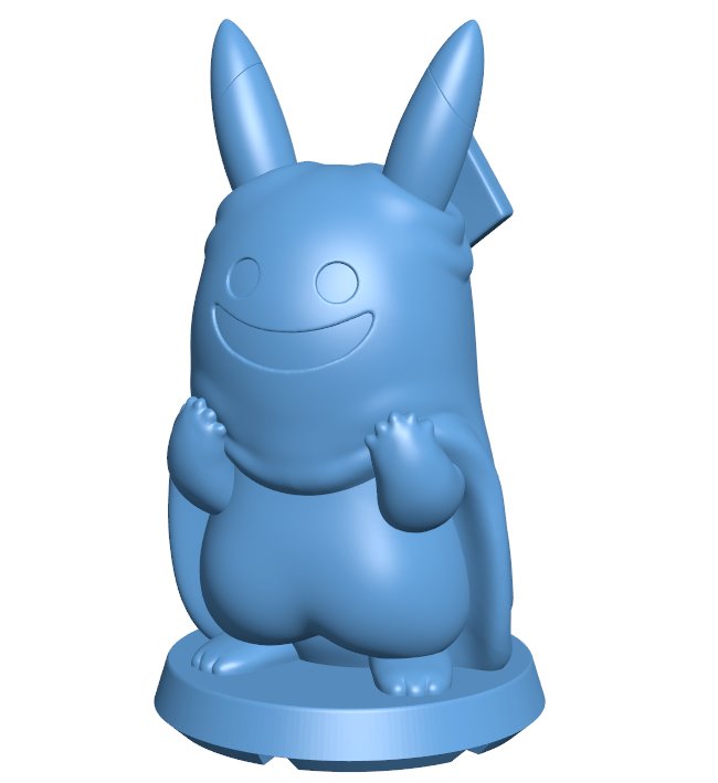 Pikachu ghost - pokemon B0012175 3d model file for 3d printer