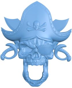 Pirate icon T0011875 download free stl files 3d model for CNC wood carving