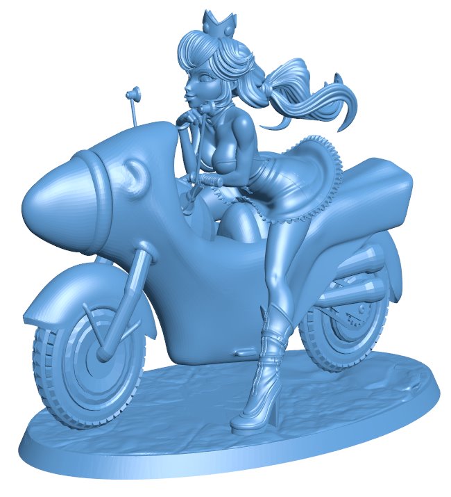 Queen of motorbikes B0012273 3d model file for 3d printer