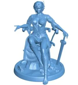 Queen of the jungle B0012259 3d model file for 3d printer