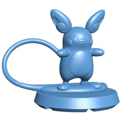 Raichu - Pokemon B0012116 3d model file for 3d printer