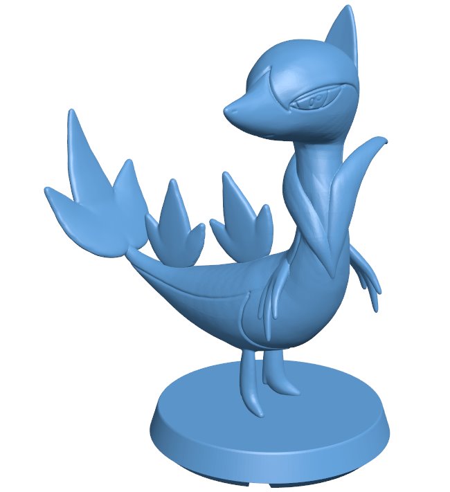 Servine - pokemon B0012257 3d model file for 3d printer