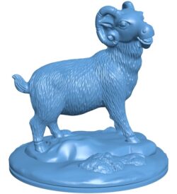 Sheep on the mountain B0012088 3d model file for 3d printer