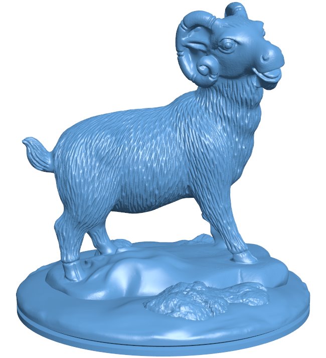 Sheep on the mountain B0012088 3d model file for 3d printer