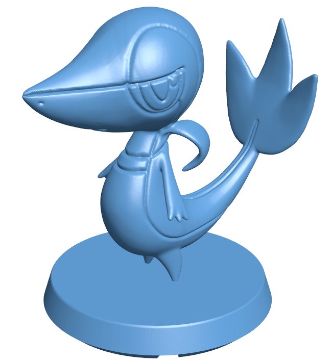 Snivy - pokemon B0012201 3d model file for 3d printer