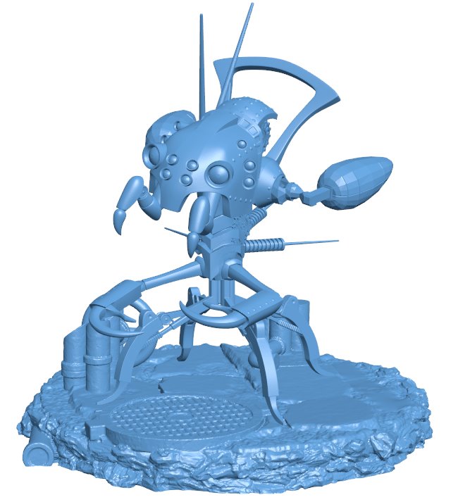 Spider robot is exploring B0012149 3d model file for 3d printer