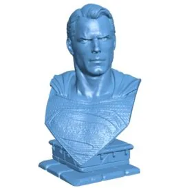 Superman bust B0012234 3d model file for 3d printer