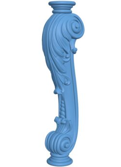 Table legs and chairs T0011877 download free stl files 3d model for CNC wood carving