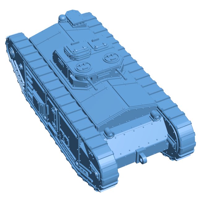 Tank - 100 Colonial HIC B0012043 3d model file for 3d printer