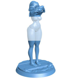 The girl takes a bath B0012192 3d model file for 3d printer