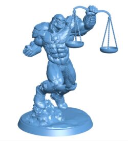 The one who eliminates justice B0012183 3d model file for 3d printer