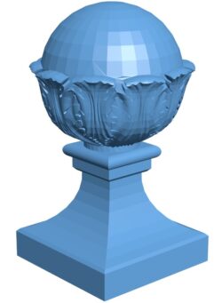 Top of the column T0011797 download free stl files 3d model for CNC wood carving