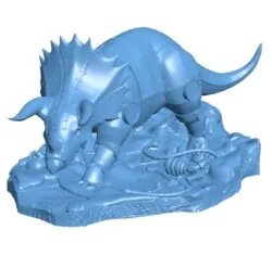 Triceratops dinosaur – robot B0012124 3d model file for 3d printer