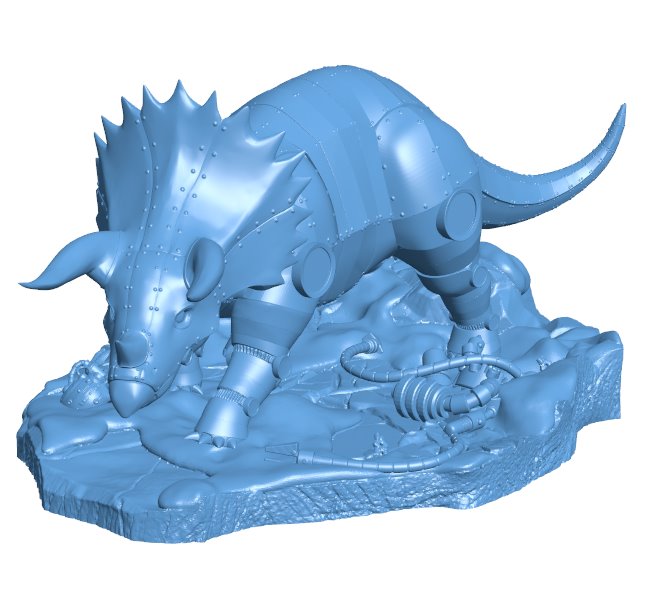 Triceratops dinosaur - robot B0012124 3d model file for 3d printer