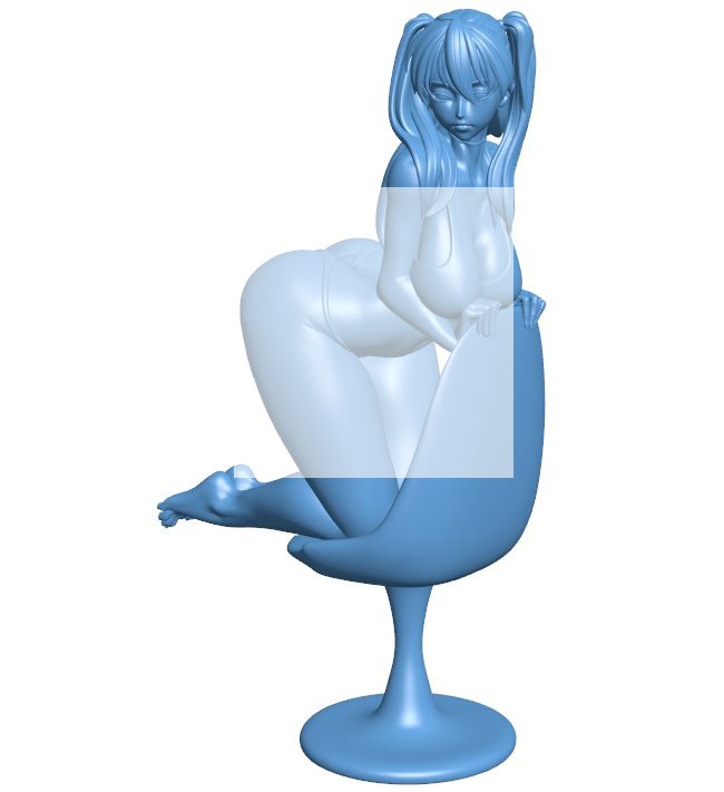 Woman B0012077 3d model file for 3d printer