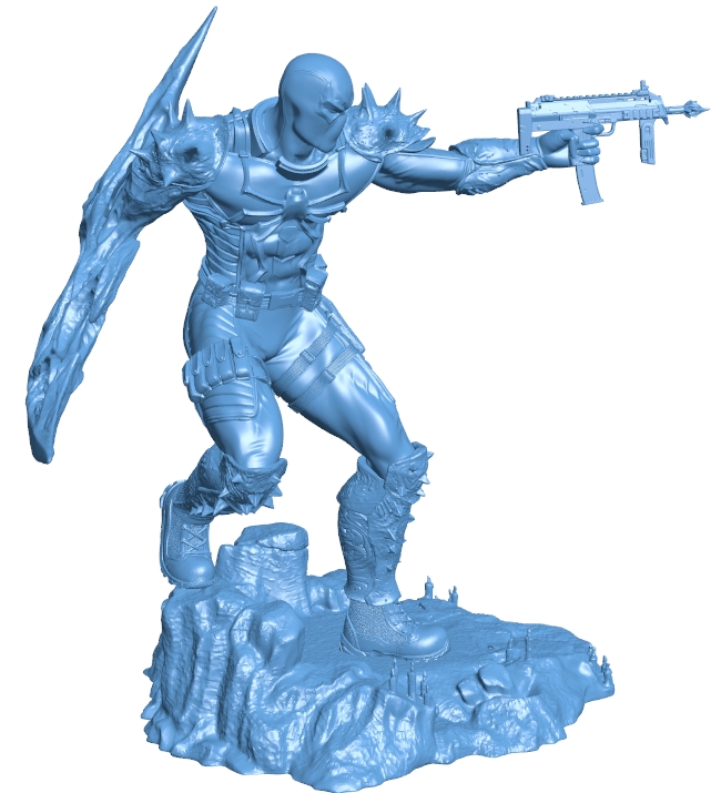 Agent venom B0012456 3d model file for 3d printer