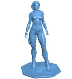 Alice in the movie Resident Evil B0012281 3d model file for 3d printer