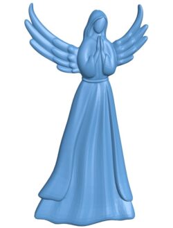 Angel T0011941 download free stl files 3d model for CNC wood carving