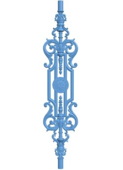 Baluster T0011901 download free stl files 3d model for CNC wood carving