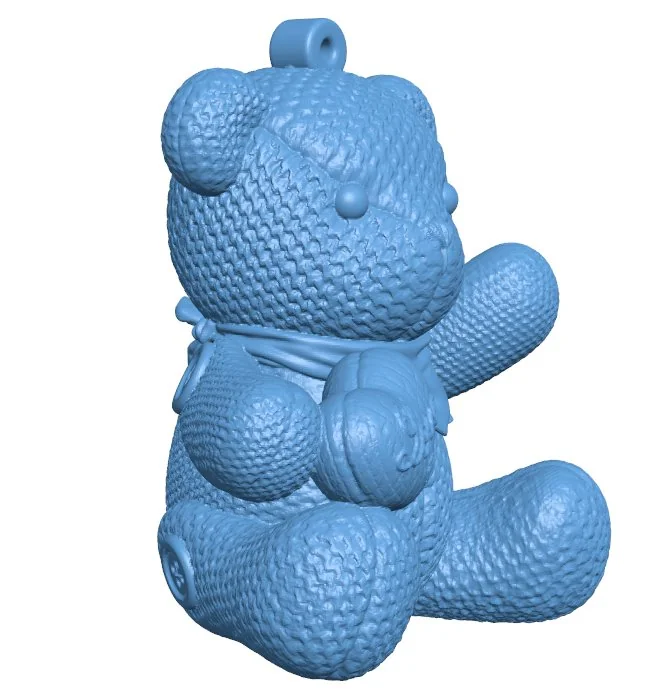 Bear – keychain B0012423 3d model file for 3d printer