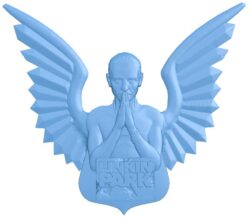 Chester Bennington T0012041 download free stl files 3d model for CNC wood carving