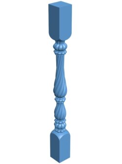 Column pattern T0011928 download free stl files 3d model for CNC wood carving