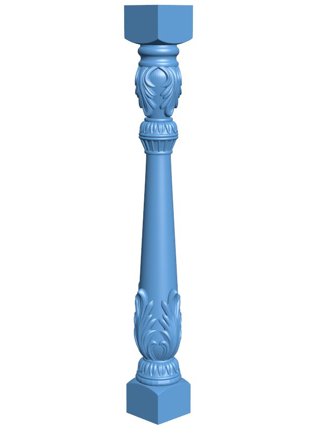 Column pattern T0012108 download free stl files 3d model for CNC wood carving