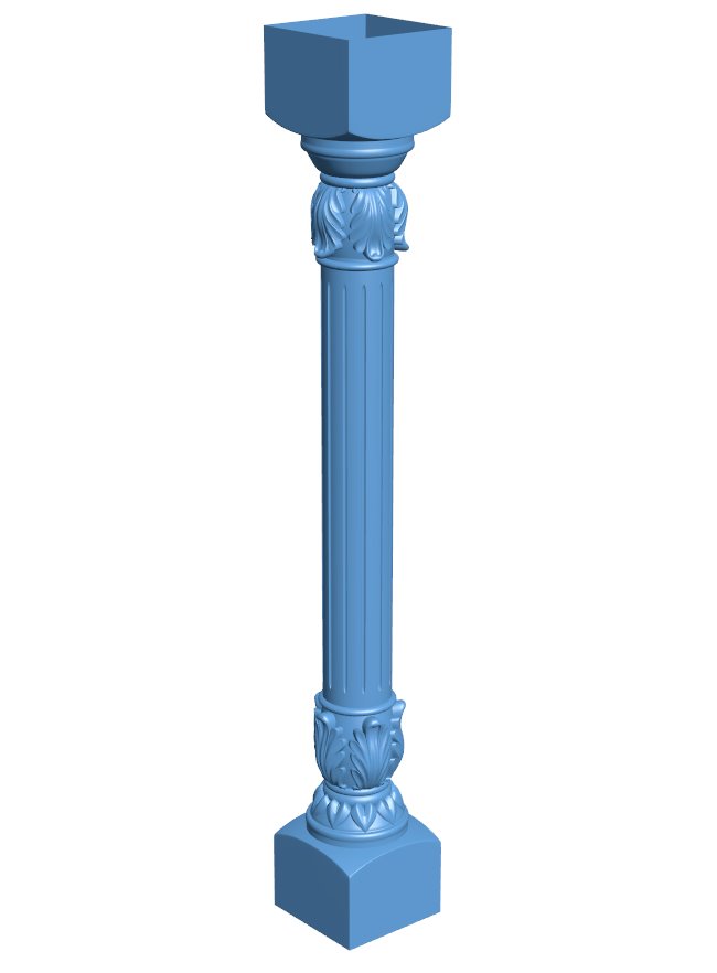 Column pattern T0012109 download free stl files 3d model for CNC wood carving