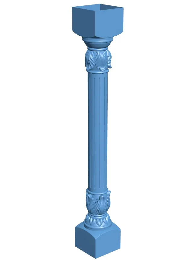 Column pattern T0012109 download free stl files 3d model for CNC wood carving