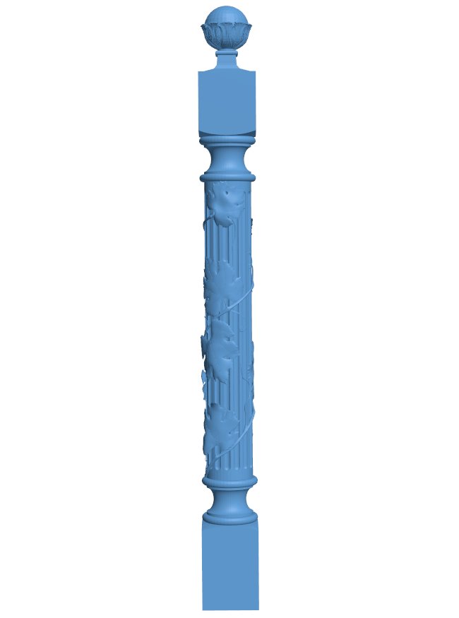 Column pattern T0012207 download free stl files 3d model for CNC wood carving