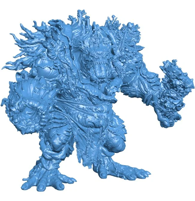 Crocodile Warrior B0012472 3d model file for 3d printer