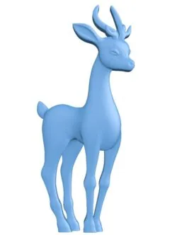 Deer T0012087 download free stl files 3d model for CNC wood carving